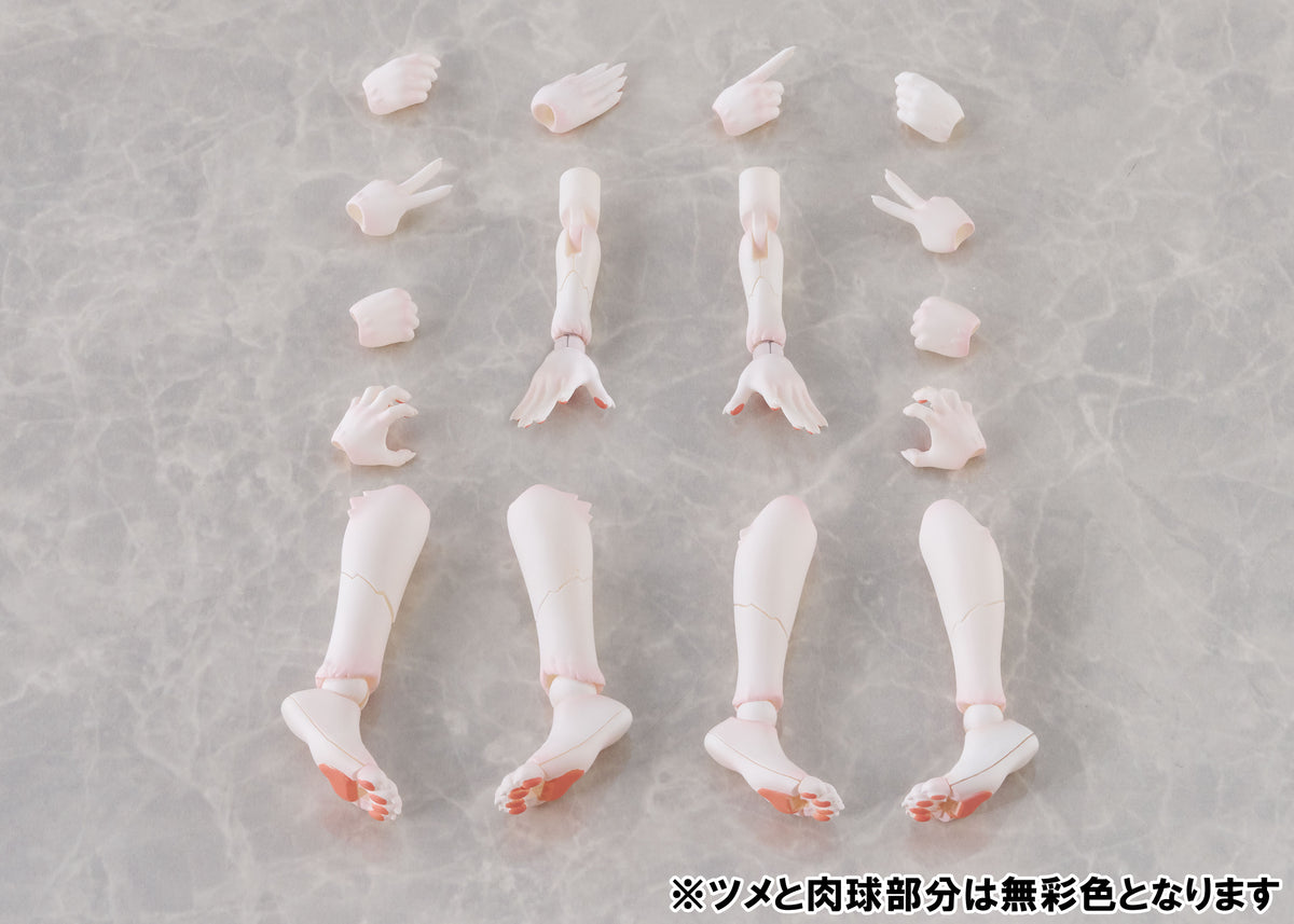 Aoshima KEMOPLA #KO-02RKM Arm & Leg Parts Set 01 [Khao Manee Color]
