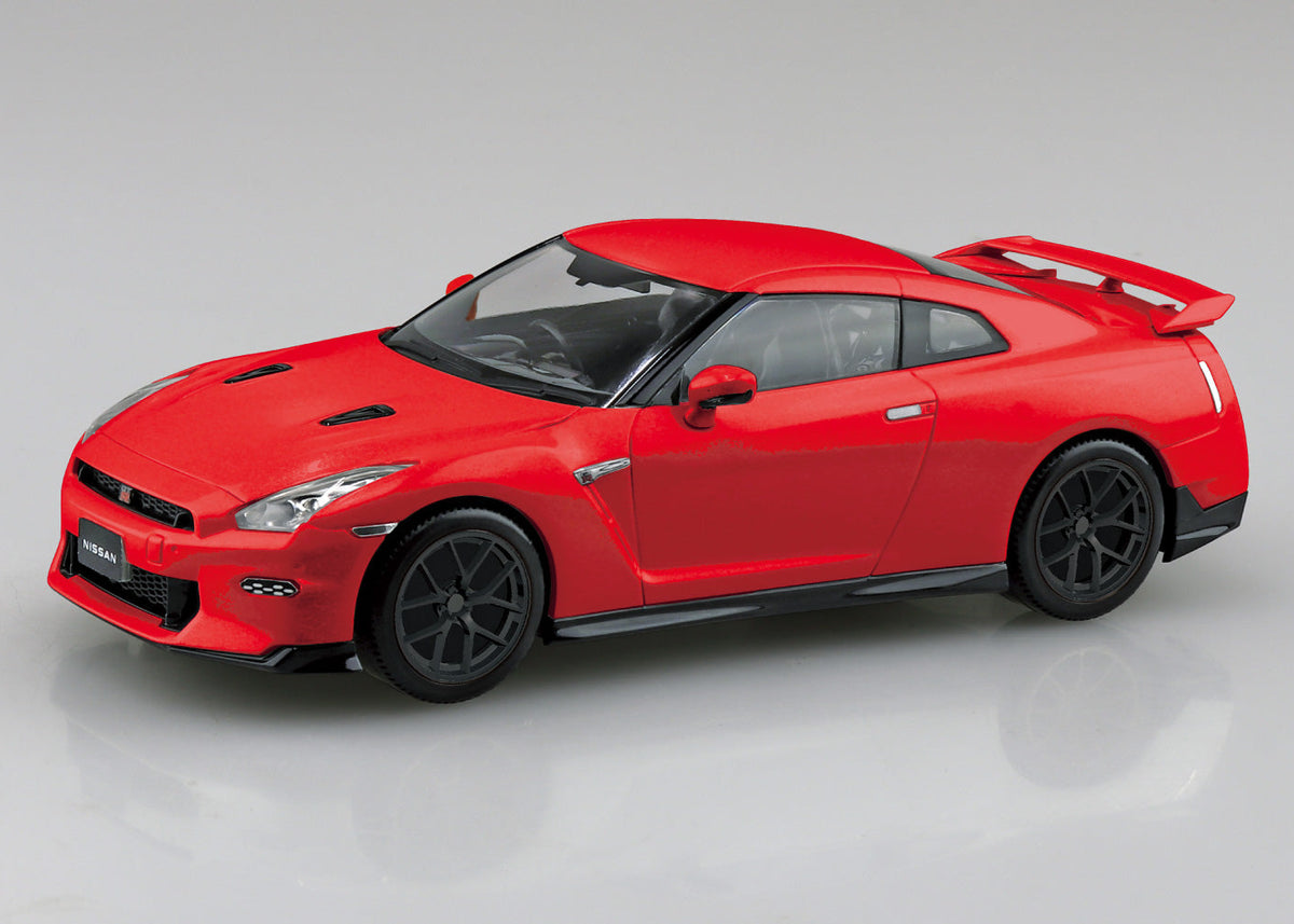 Aoshima 1/32 SNAP KIT #03CU-RD Nissan R35 GT-R 2024 Custom Wheel (Red)