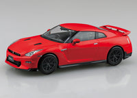 Aoshima 1/32 SNAP KIT #03CU-RD Nissan R35 GT-R 2024 Custom Wheel (Red)