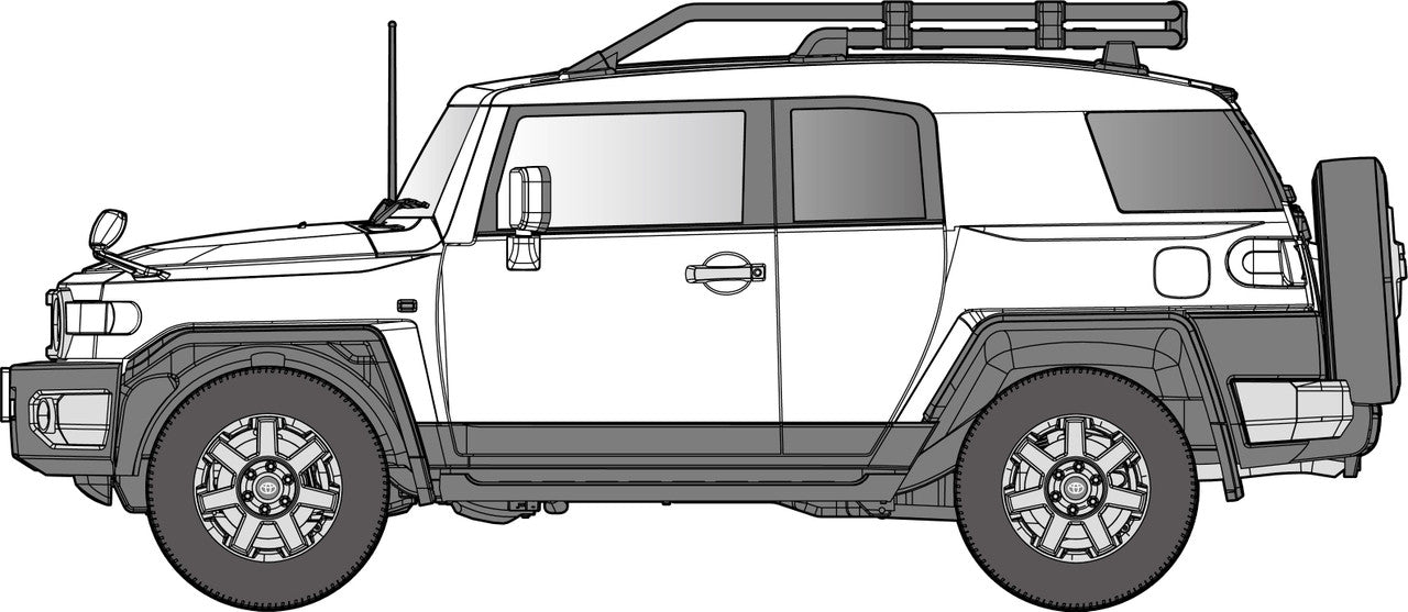 Fujimi 1/24 Toyota FJ Cruiser (Non Color)