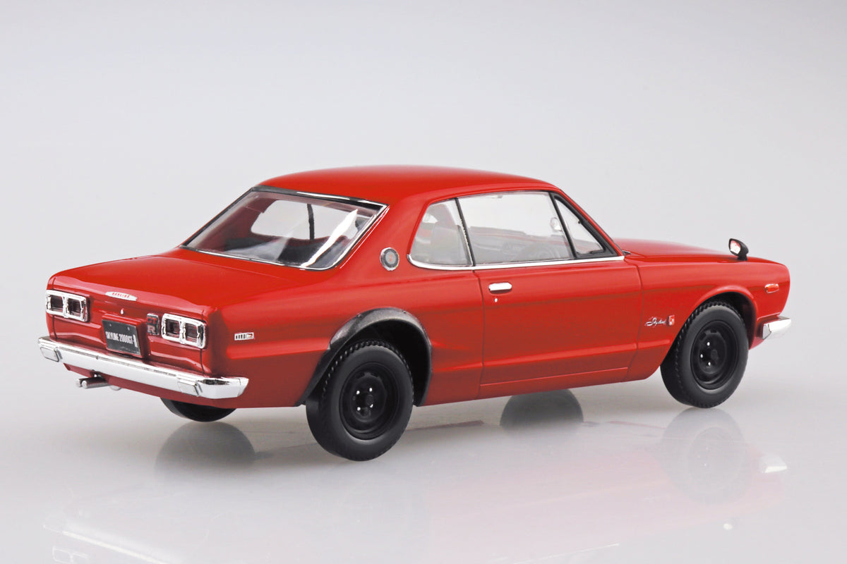 Aoshima 1/32 Snap Kit #09-C RD Nissan C10 Skyline 2000GT-R(Red)
