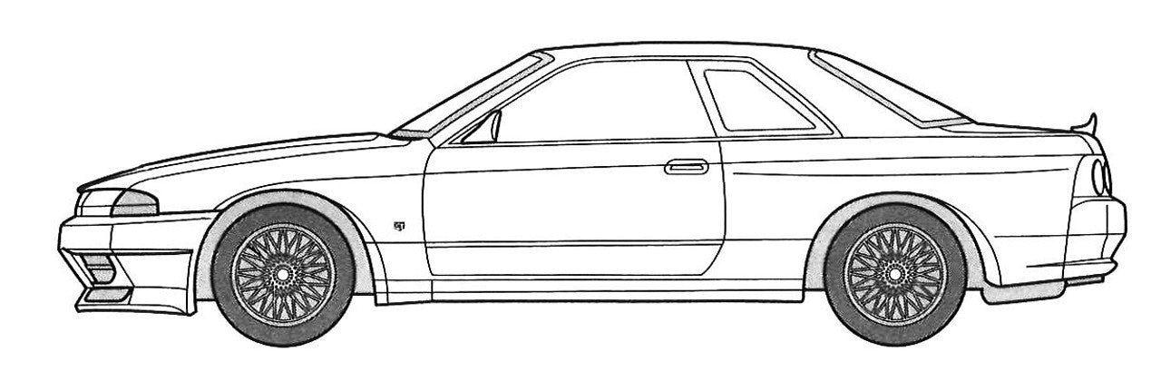 Fujimi 1/24 WM-3 Wangan Midnight, Nissan Skyline GT-R (R32) Rena