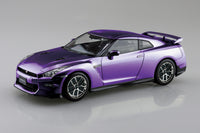 Aoshima 1/32 SNAP KIT #03CU-MP Nissan R35 GT-R 2024 Custom Wheel (Metallic Purple)