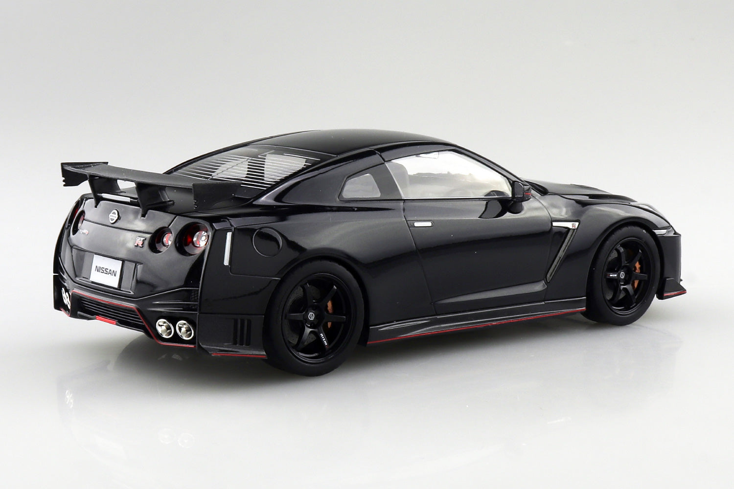 Aoshima 1/24 Snap Car #05-MB 1/24 R35 NISSAN GT-R NISMO 2017 Meteor Flake Black Pearl