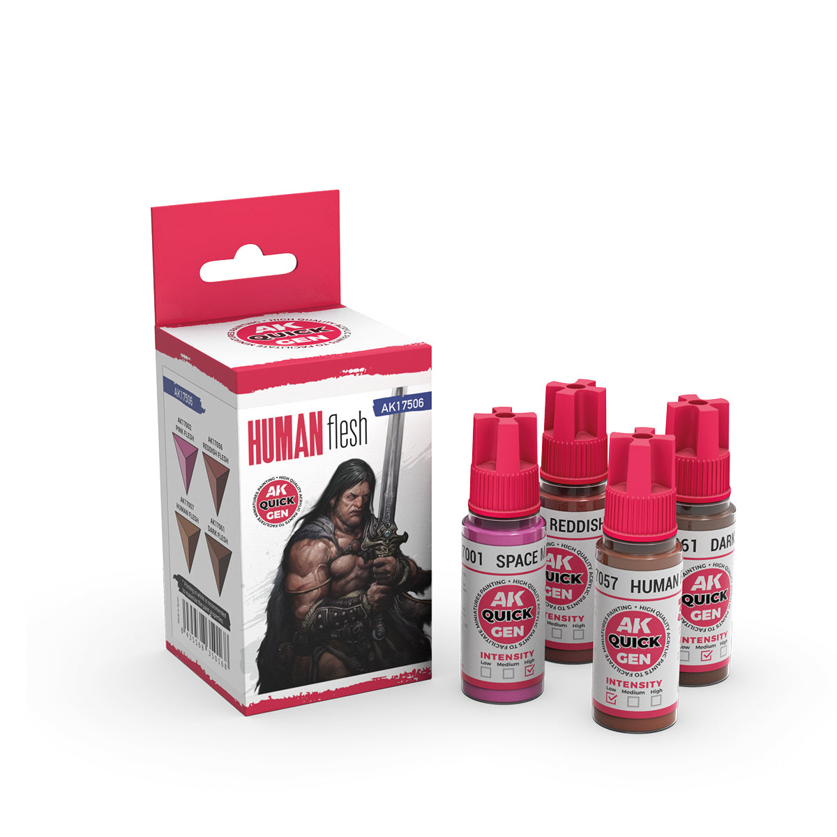 AK Interactive Quick Gen - Human Flesh (Set)