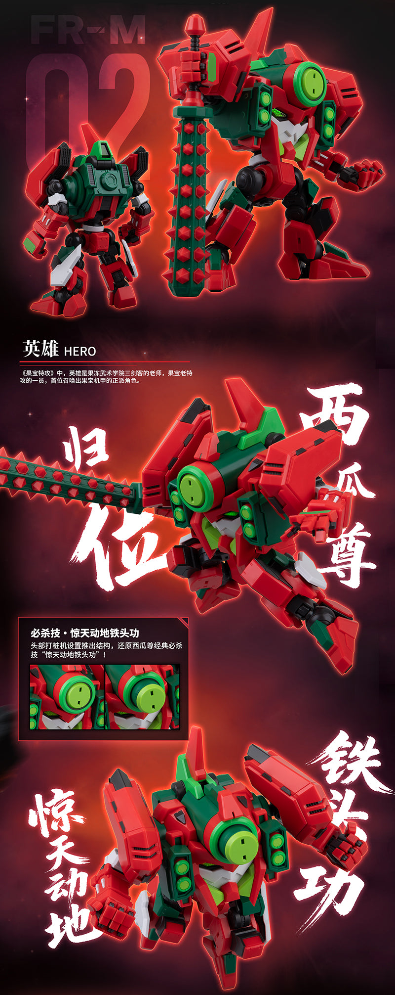Fruity Robo Melon Guardian Model Kit