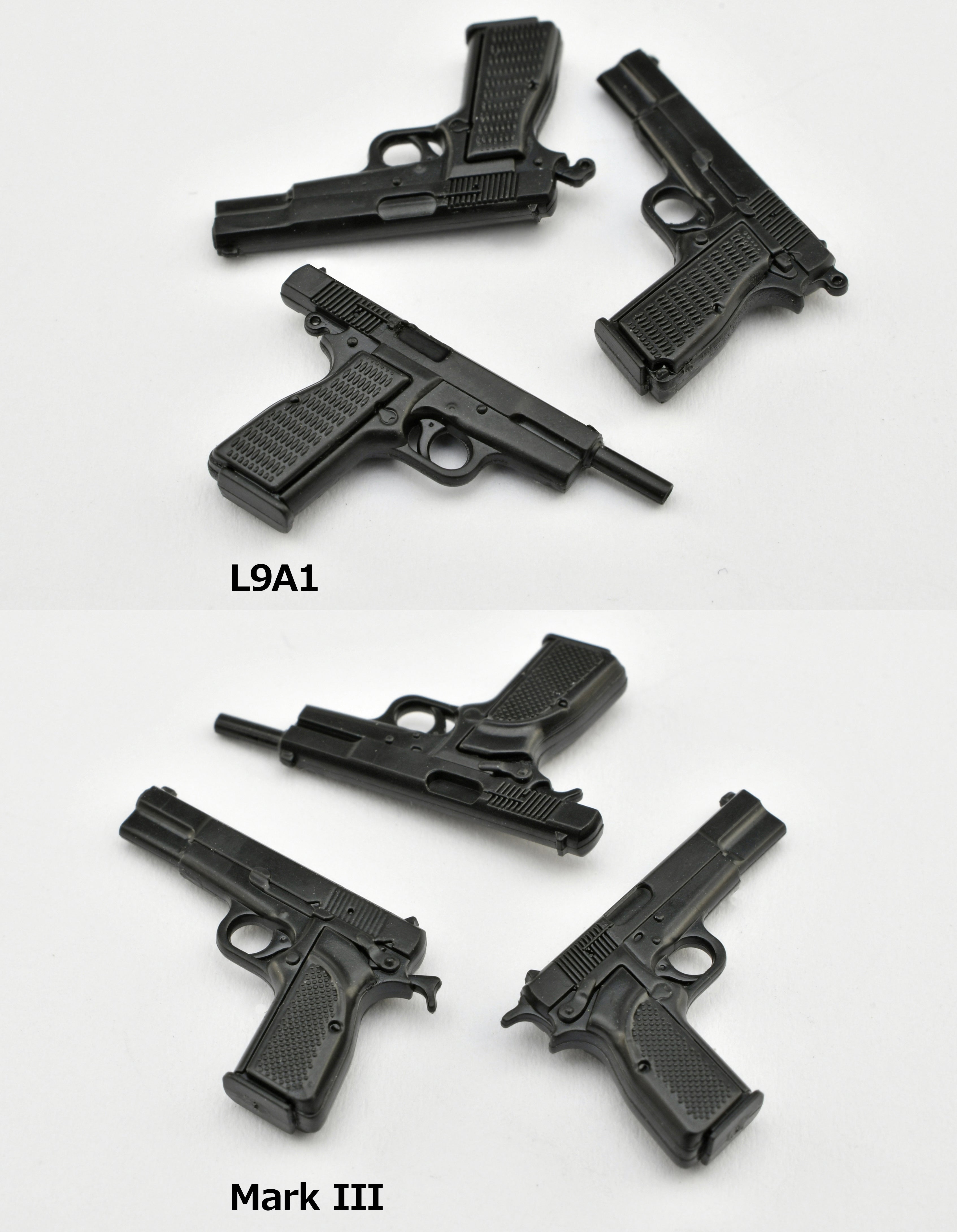 Little Armory LA096 Browning High-Power Type 1/12 Scale Accessory Set