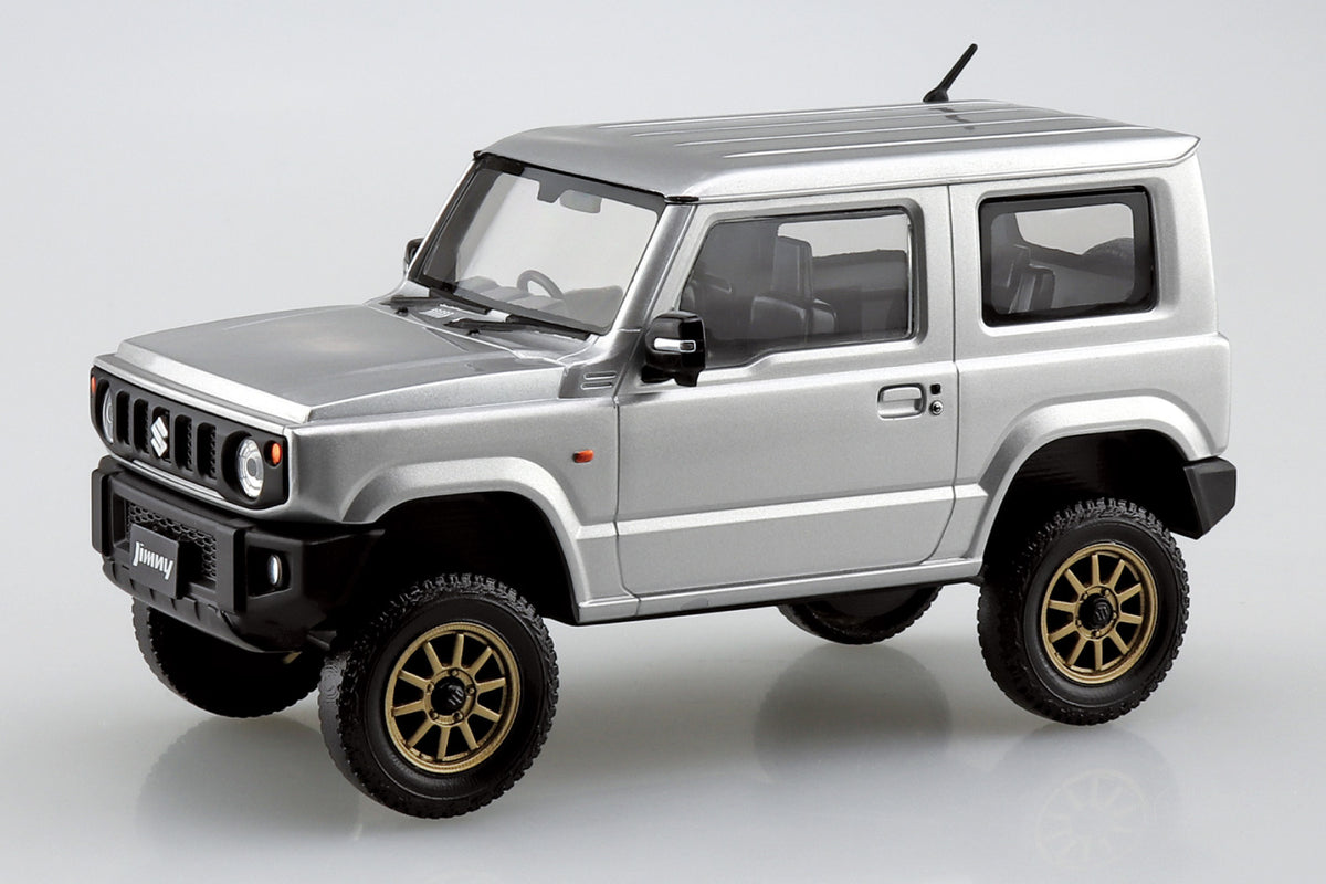 Aoshima 1/32 SNAP KIT #09CU-SS Suzuki JB64 Jimny Custom Wheel (Silky Silver Metallic)