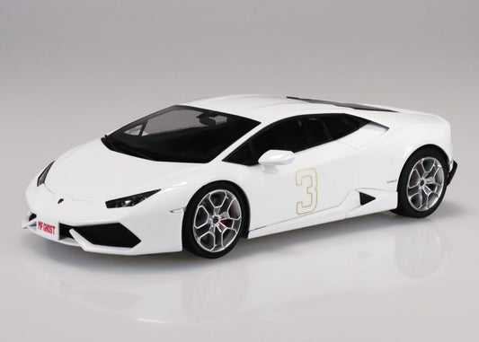 MF Ghost No. 5 Oishi Daigo's Lamborghini Huracan LP610-4 (Modified) 1/24 Scale Model Kit