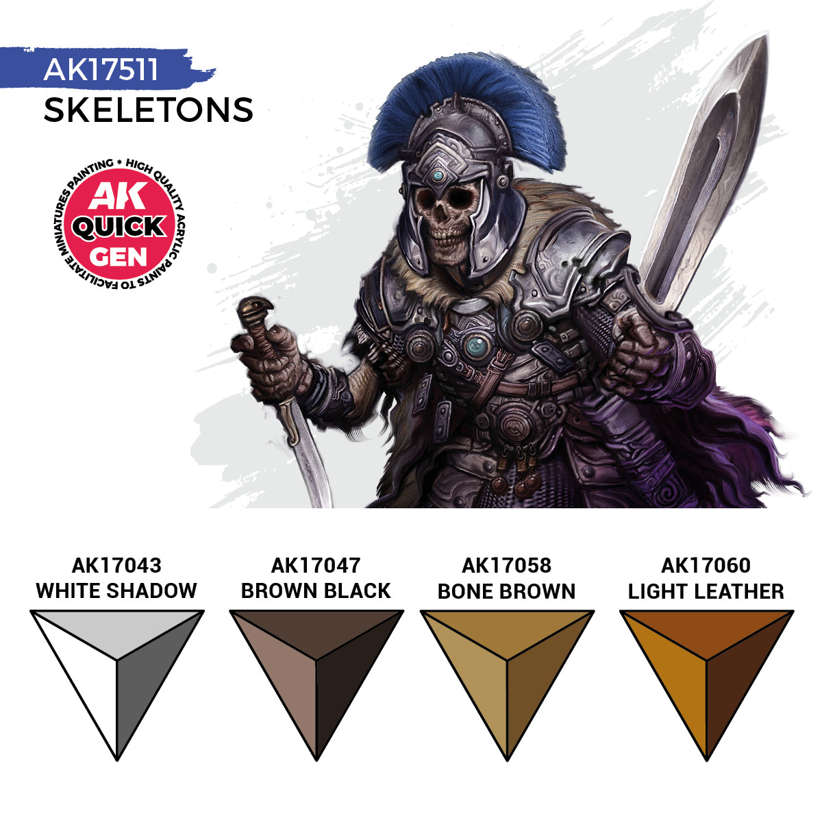 AK Interactive Quick Gen - Skeletons (Set)