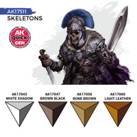 AK Interactive Quick Gen - Skeletons (Set)