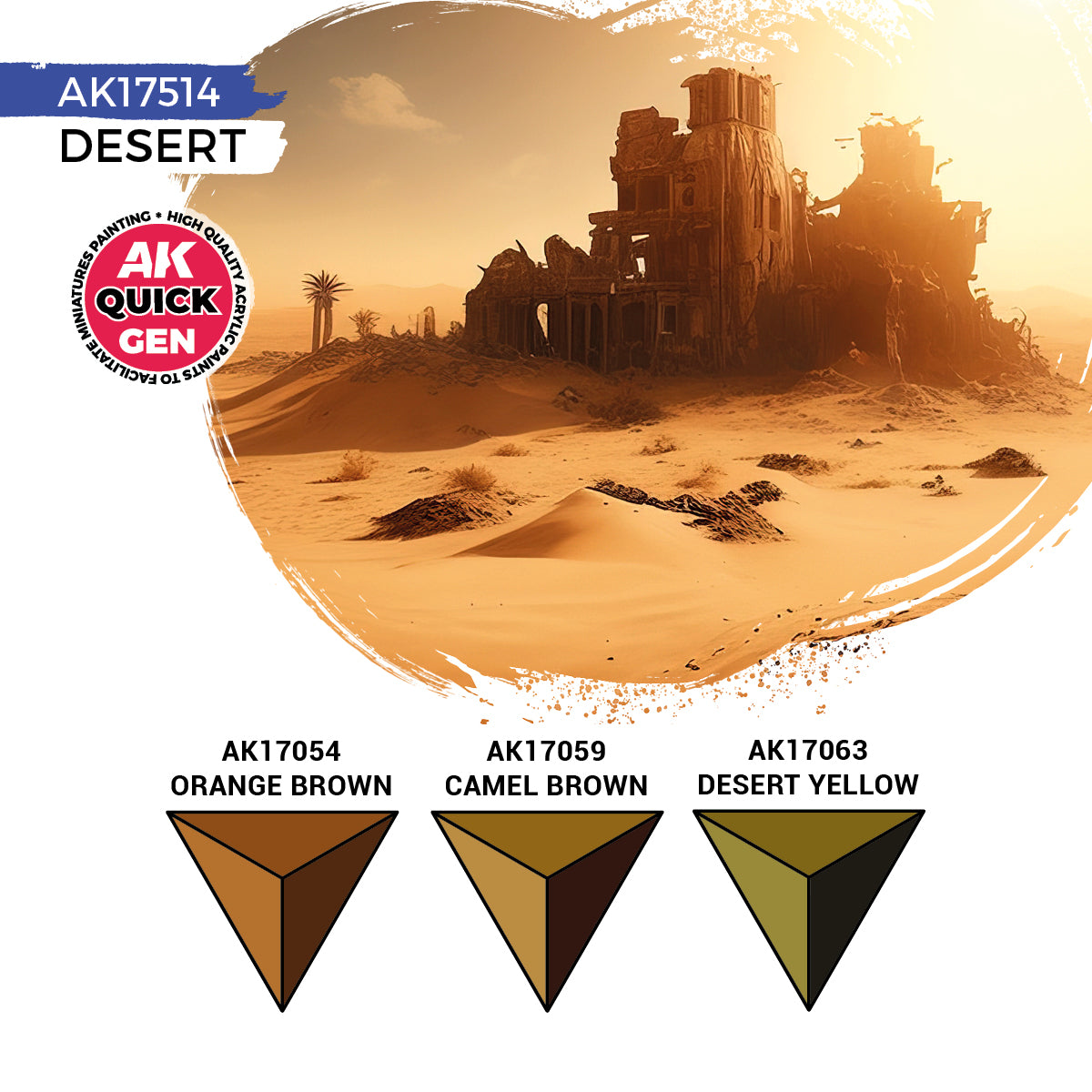 AK Interactive Quick Gen - Desert (Set)