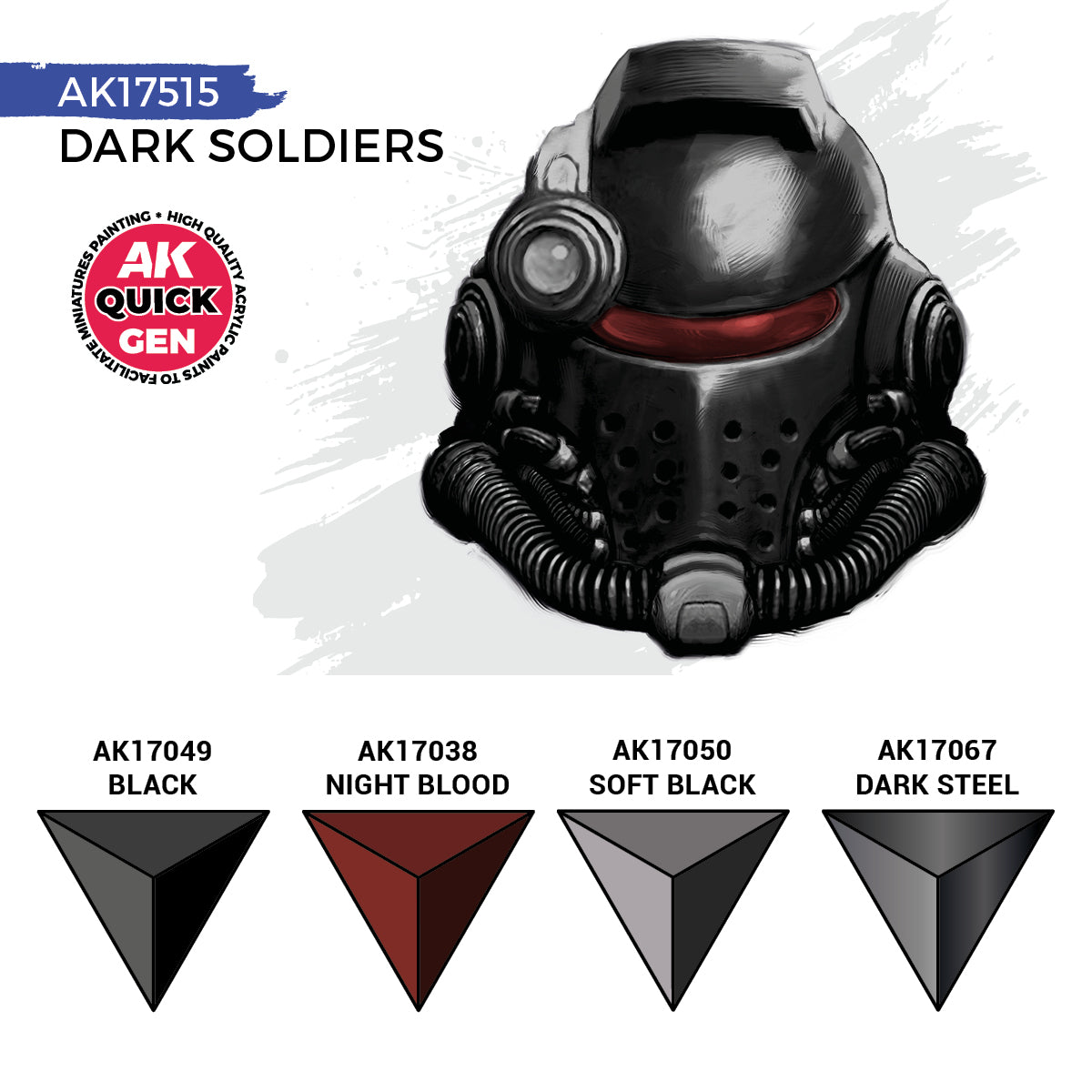 AK Interactive Quick Gen - Dark Soldiers (Set)