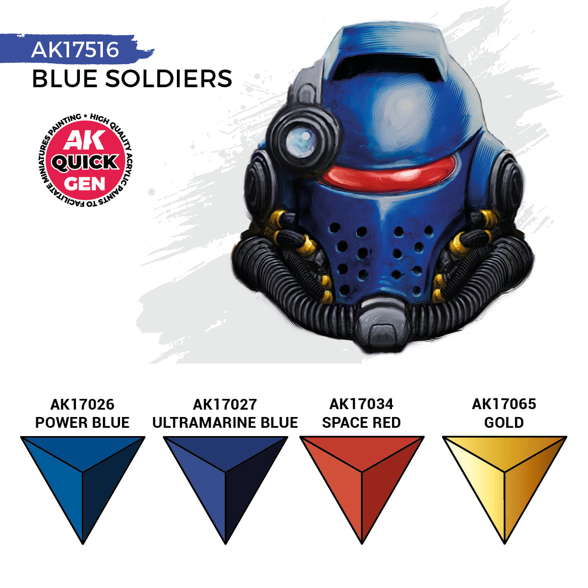AK Interactive Quick Gen - Blue Soldiers (Set)