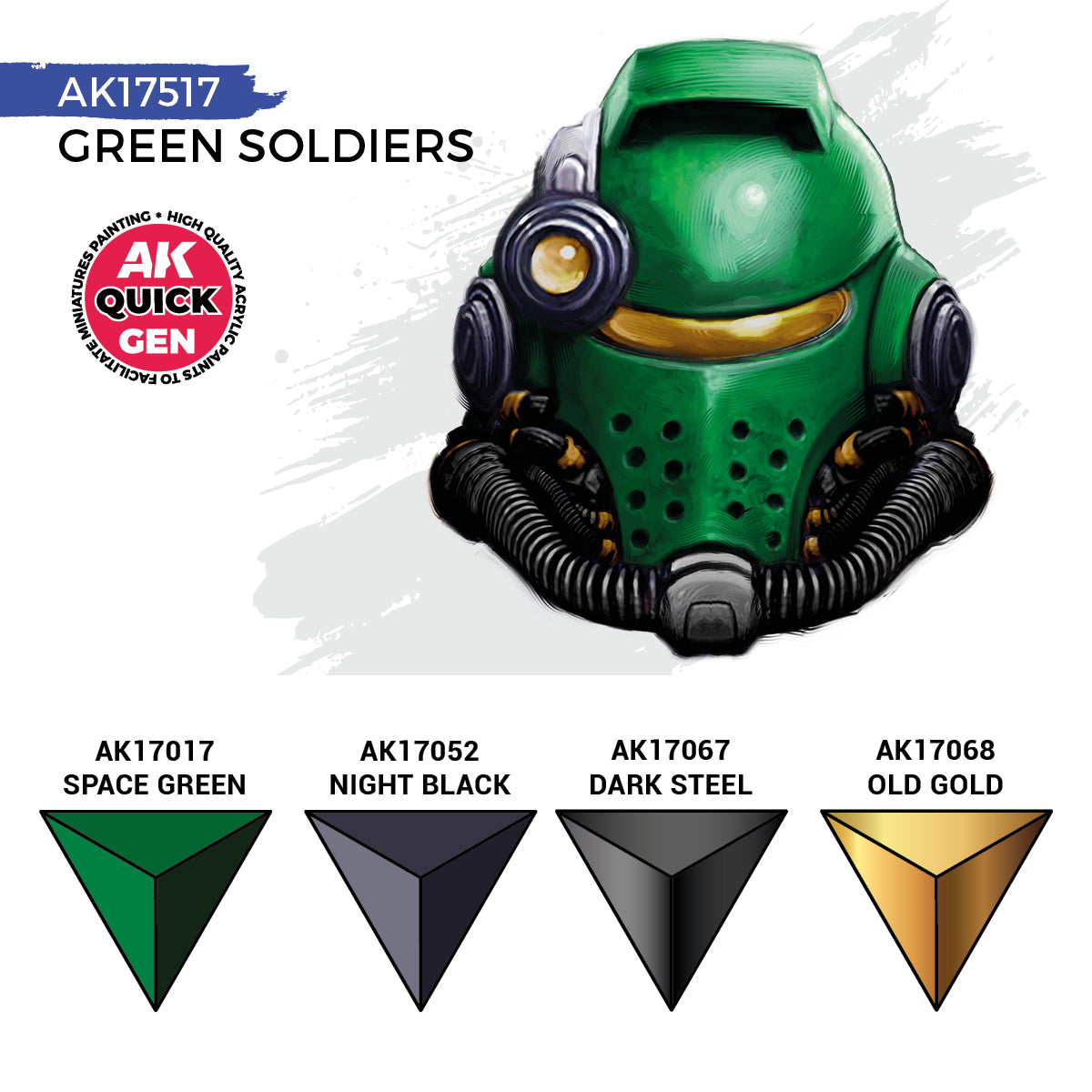 AK Interactive Quick Gen - Green Soldiers (Set)