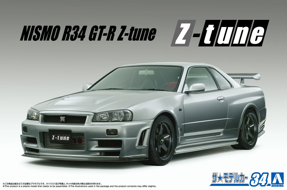 Aoshima 1/24 Model Car #34 Nismo BNR34 Skyline GT-R Z-Tune '04