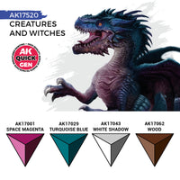 AK Interactive Quick Gen - Creatures And Witches (Set)