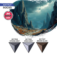 AK Interactive Quick Gen - Rocks (Set)