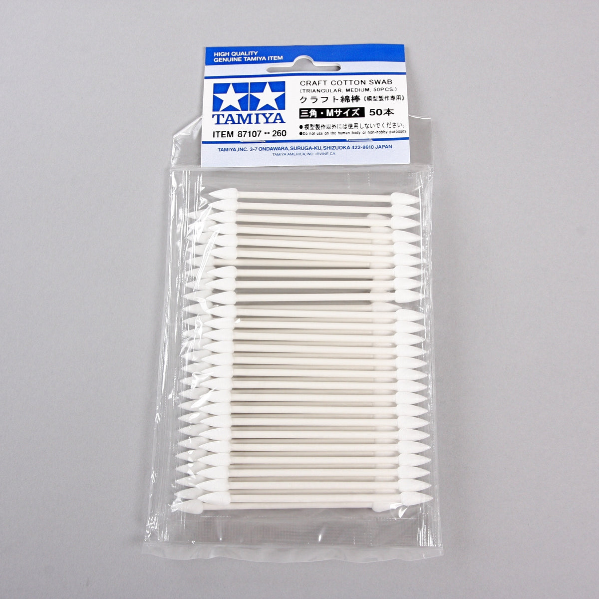 Tamiya 87107 Cotton Swab Tria/Med 50pcs
