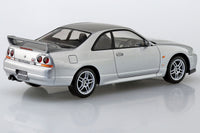 Aoshima 1/32 SNAP KIT #15-D Nissan R33 Skyline GT-R (Sonic Silver)