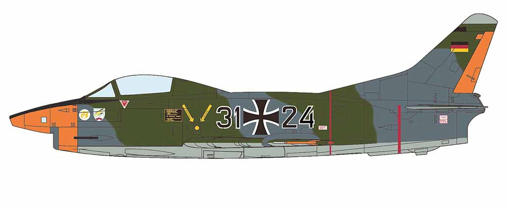 Meng 1/72 Fiat G.91 R