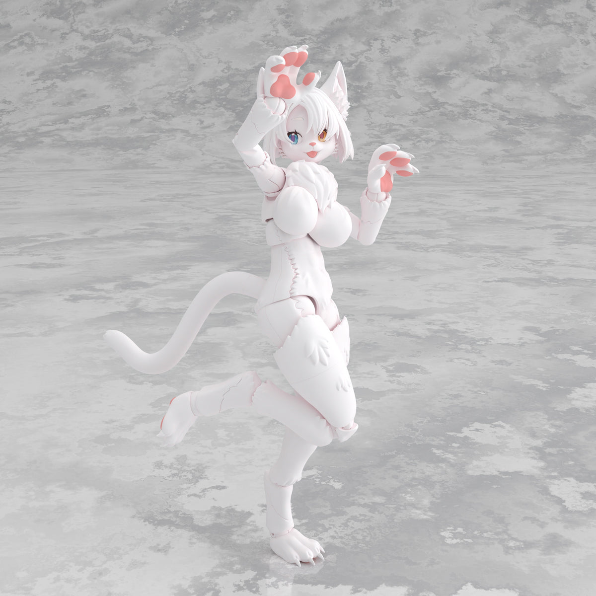 Aoshima Kemopla #KO-05RKM Body Parts Set 01 [Khao Manee Color]