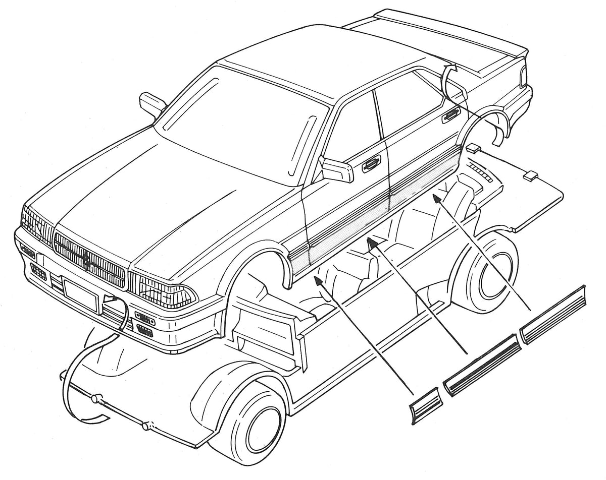 Fujimi 1/24 Cresta GX71(High Society Car Version)
