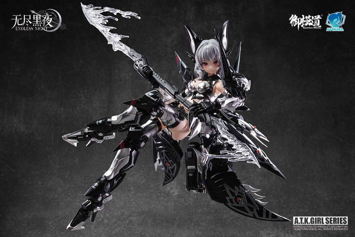 A.T.K. Girl Vampire Camilla (Phantom Silver Blond Enchantress) 1/12 Scale Model Kit