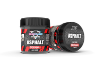 AK Interactive Wargame Battle Ground Terrains Asphalt - 100ml (Acrylic)