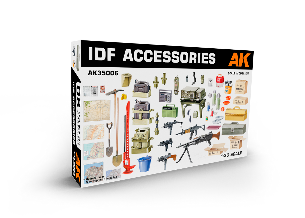 AK Interactive 1/35 IDF Accessories