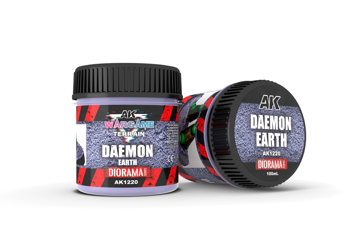 AK Interactive Wargame Battle Ground Terrains Daemon Earth - 100ml (Acrylic)