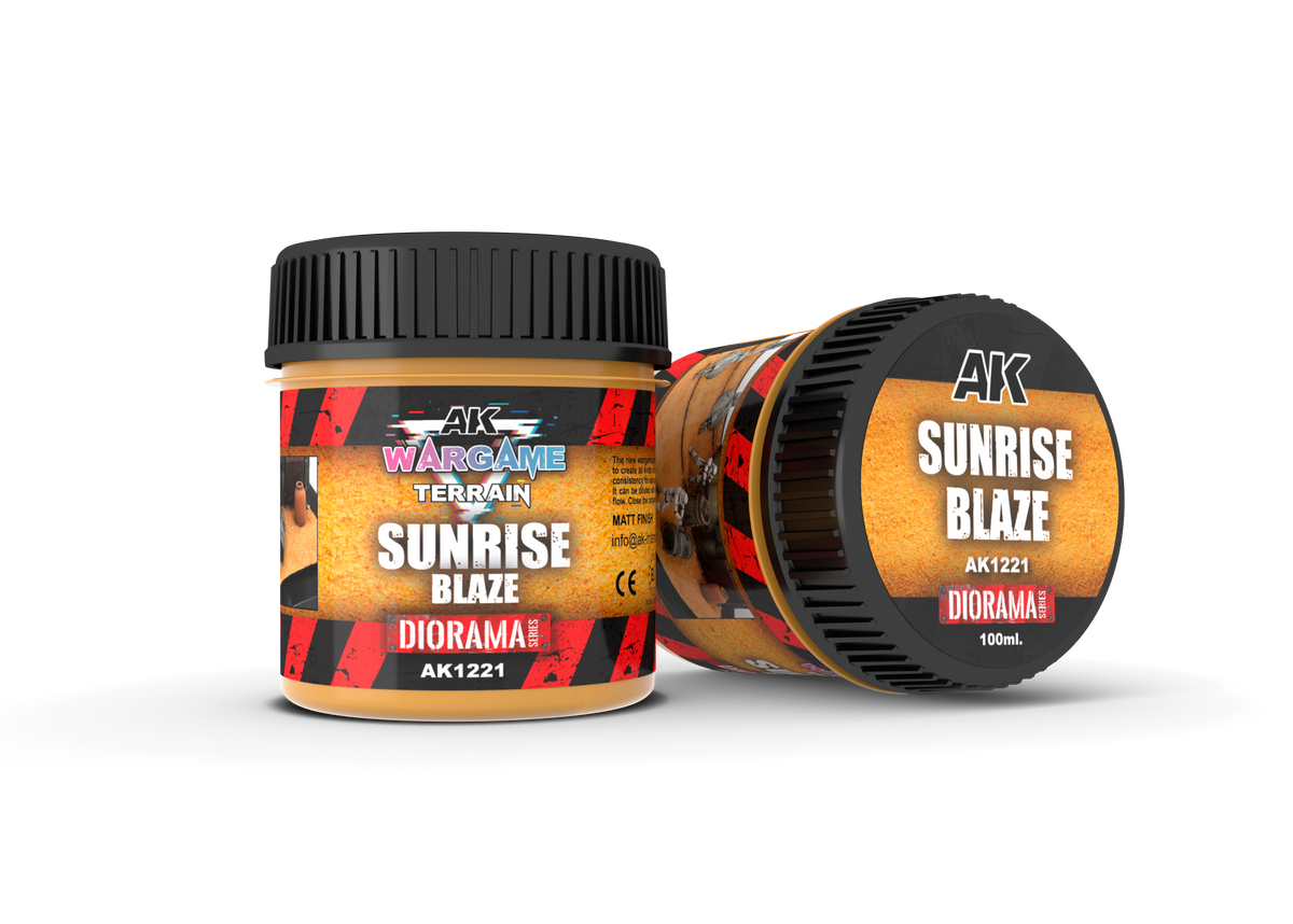 AK Interactive Wargame Battle Ground Terrains Sunrise Blaze - 100ml (Acrylic)