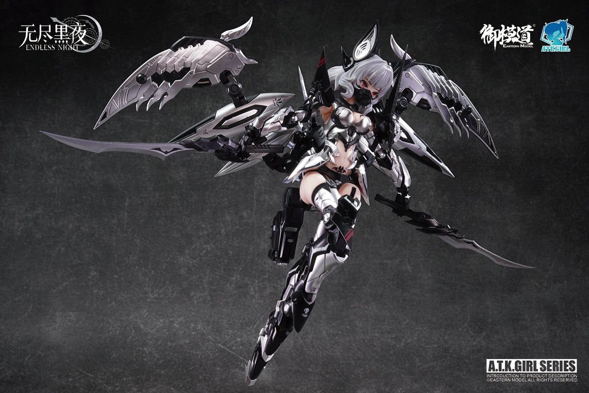 A.T.K. Girl Vampire Camilla (Phantom Silver Blond Enchantress) 1/12 Scale Model Kit
