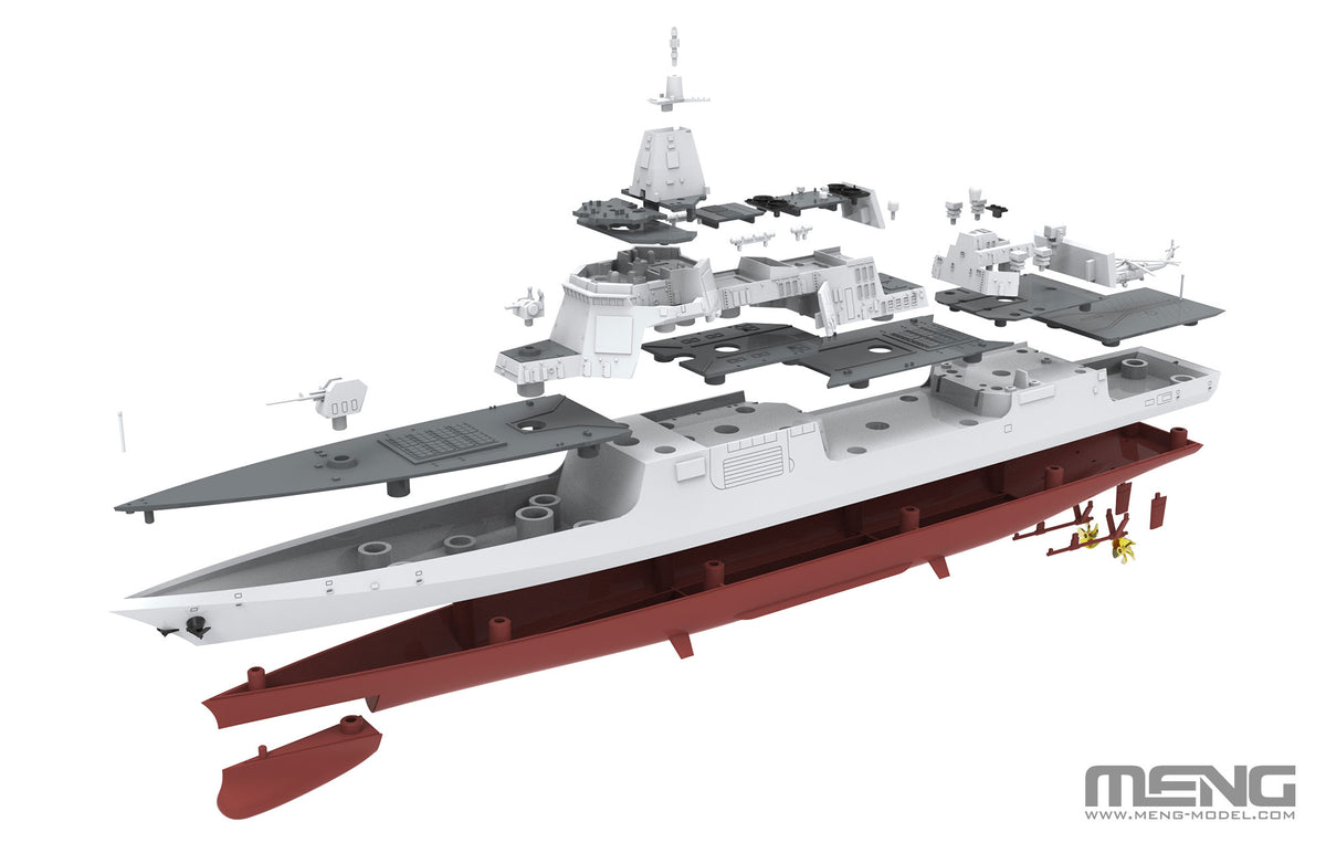 Meng 1/700 Chinese Type-055 Guided-Missile Destroyer