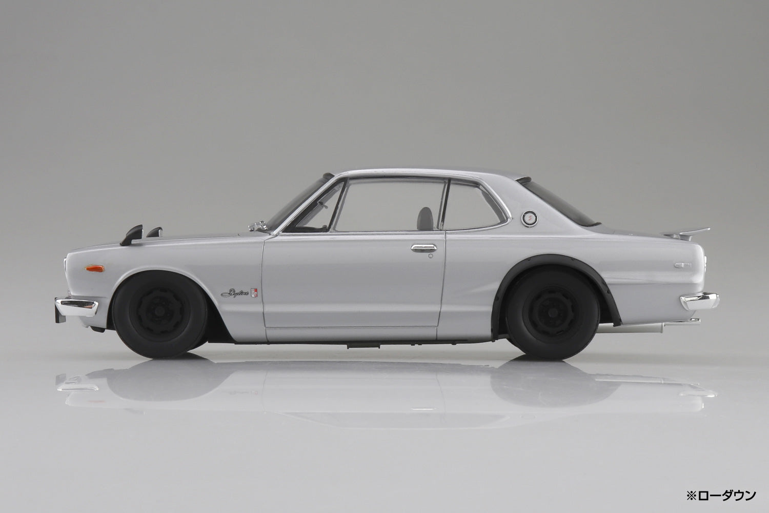 Aoshima 1/24 SNAP CAR KPGC10 SKYLINE HT GT-R 1970 Silver