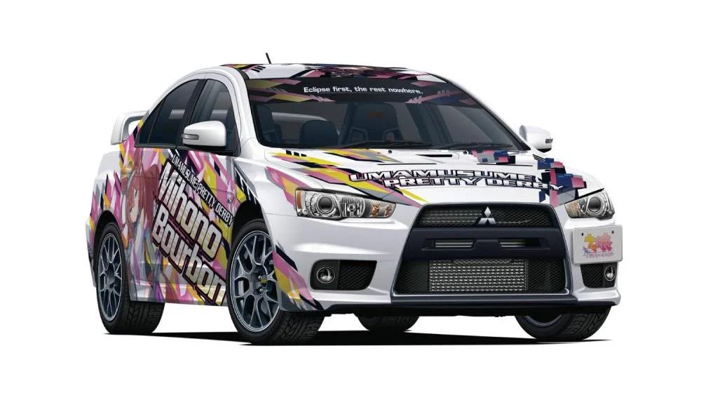 Uma Musume Pretty Derby Itasha No.3 Mitsubishi CZ4A Lancer Evolution X Final Edition '15 (Ver.2) 1/24 Scale Model Kit