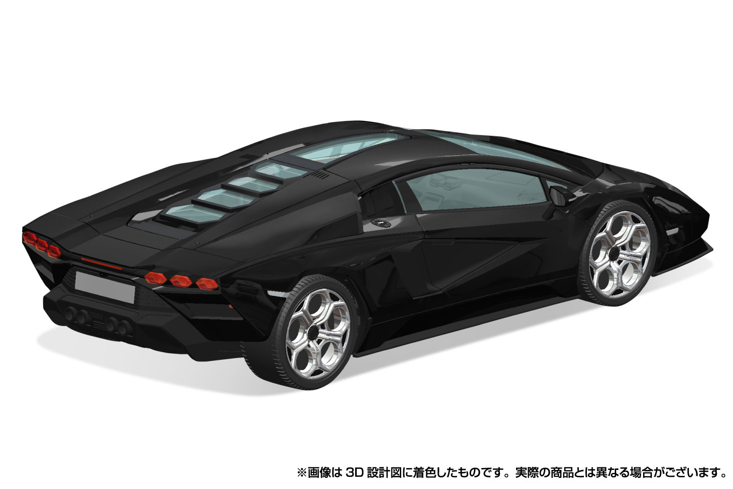 Aoshima 1/32 SNAP KIT #19-D Lamborghini Countach LPI 800-4(BLACK)