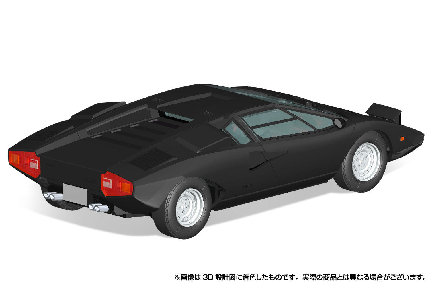 Aoshima 1/32 SNAP KIT #20-F Lamborghini Countach LP400(Black)