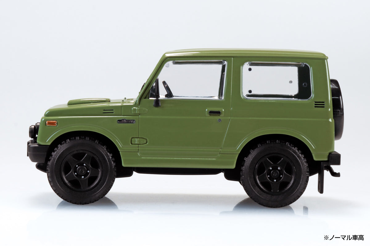 Aoshima 1/32 SNAP KIT #18CU-OG Suzuki JA11 Jimny Custom Wheel (Olive Green)