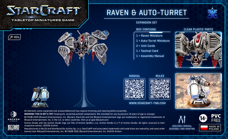 Archon Studio StarCraft: Raven & Auto-Turret (Terran Expansion Set)