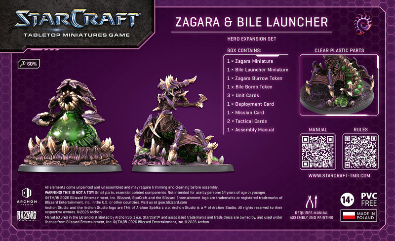 Archon Studio StarCraft: Zagara & Bile Launcher (Zerg Hero Expansion Set)