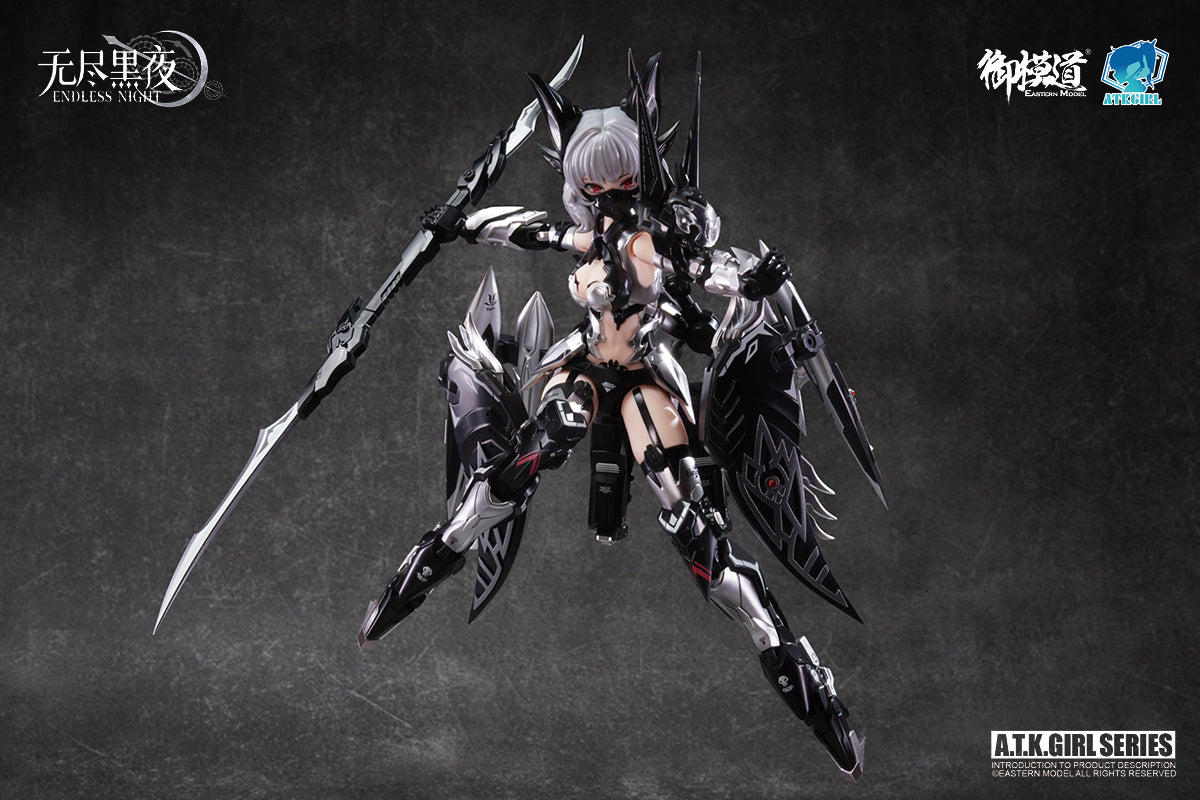 A.T.K. Girl Vampire Camilla (Phantom Silver Blond Enchantress) 1/12 Scale Model Kit