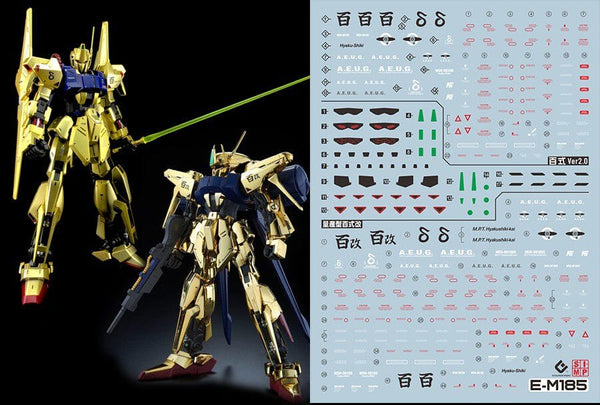 shiki MG 1/100 P-Bandai Hyaku Shiki Raise Cain . Paint List