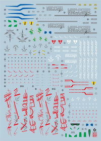 F13 MG Astray Blue Frame Decal Sheet
