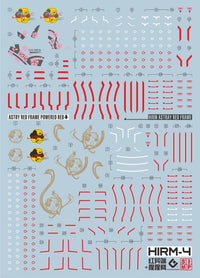 F20 HIRM Astray Red Frame Decal Sheet