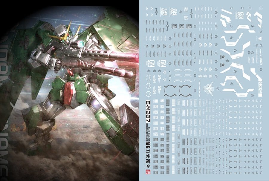 F24 MG Dynames Gundam Water Slide Decal