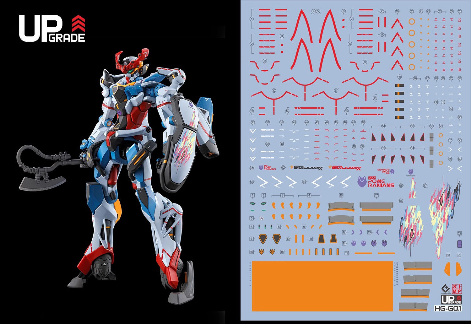 C111 HG Gundam GQuuuuuuX Water Slide Decal