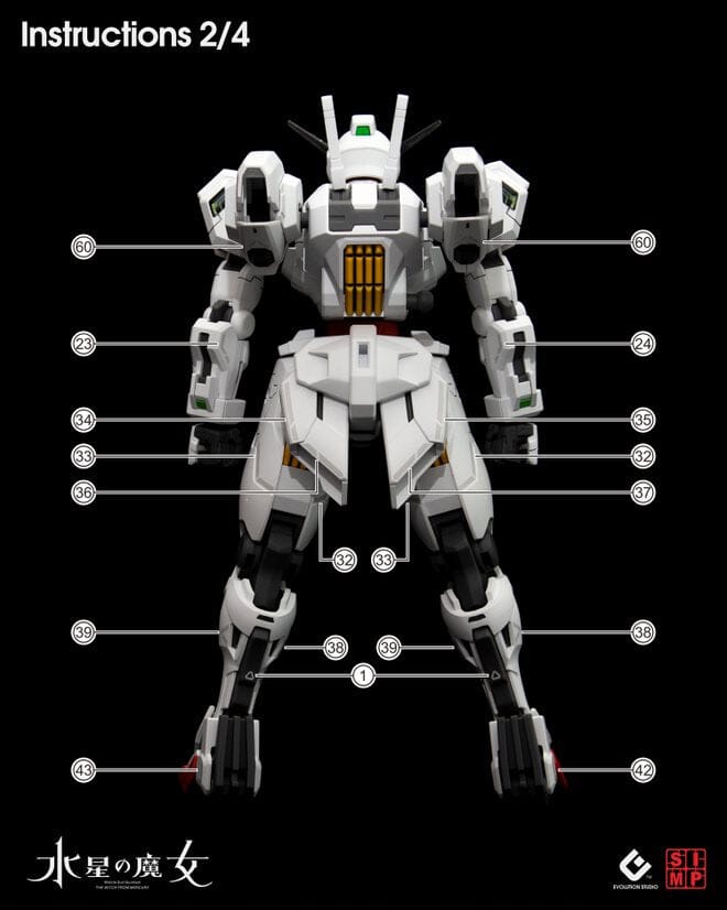 C87 HGTWFM Gundam Calibarn Water Decal Sheet