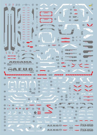 C93 HGUC G-Defender Flying Armor Set Water Slide Decal