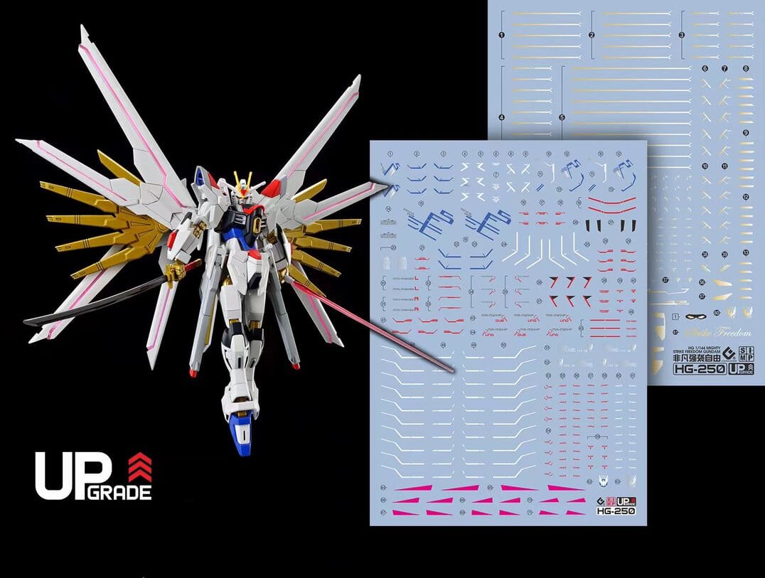 C99 HGCE Mighty Strike Gundam Water Slide Decal